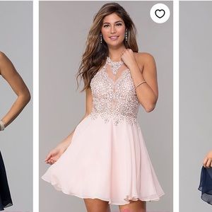 Jovani Blush Homecoming/Formal Dress